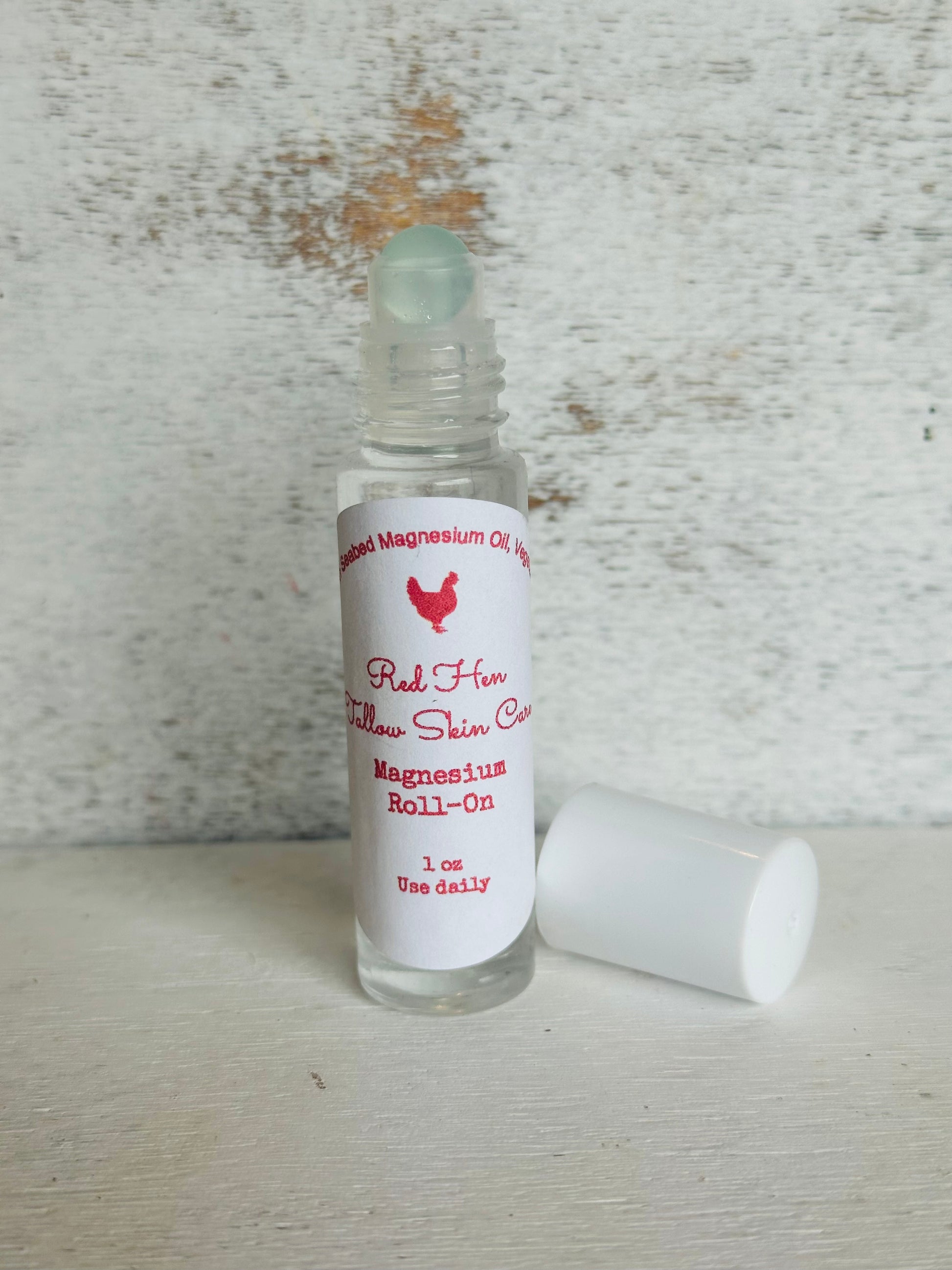 Red Hen Tallow Skin Care Magnesium Roll On
